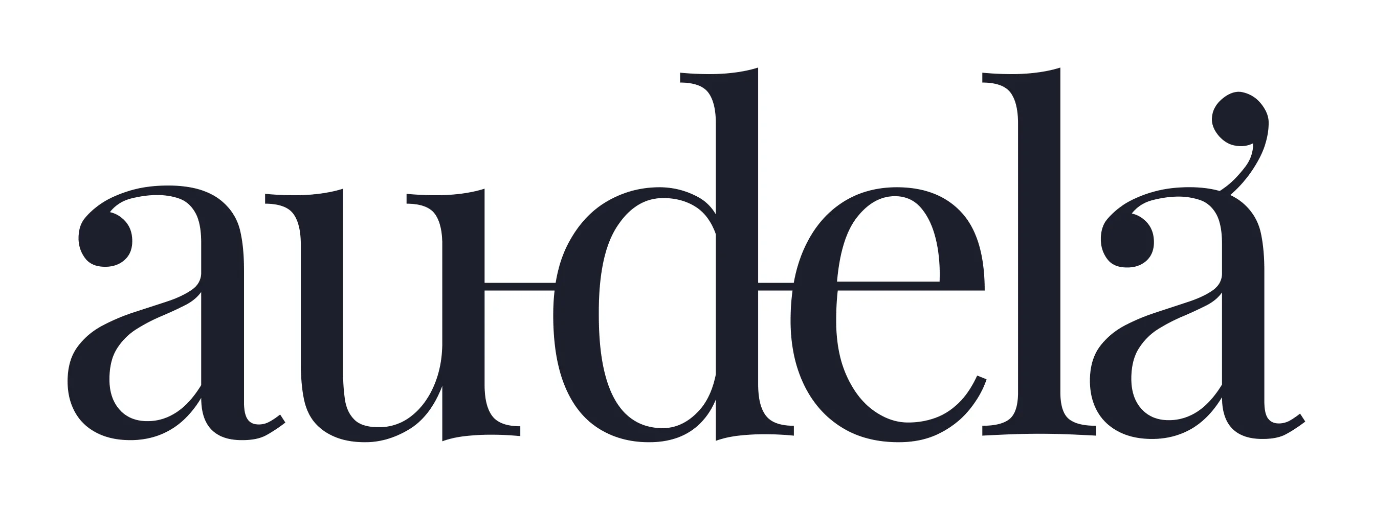 Audelà wordmark on white